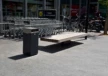 Abfallbehälter Quadrat 70 Fahrradbügel Rondo doppel Baumrost Square Parkbankank Plane II Doppelsitz Sterrenhof Spijkenesse