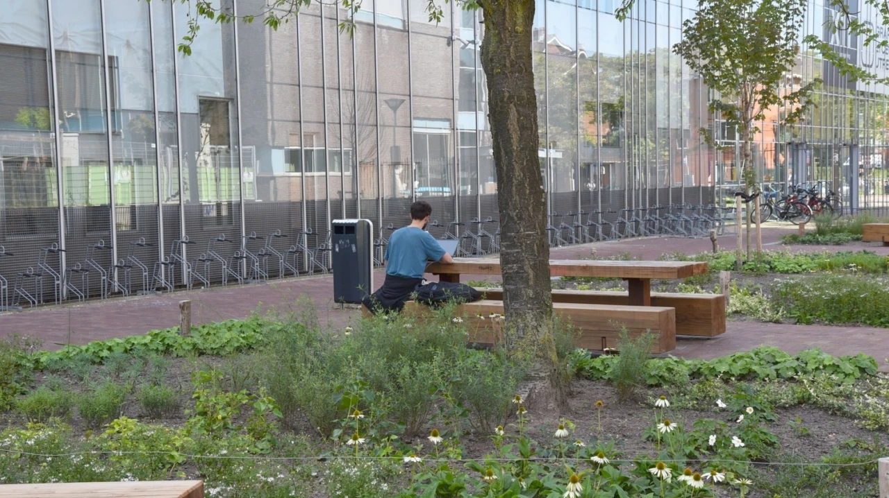 Utrecht Willem Sluyterstraat Grafisches Gymnasium Utrecht Picknickset Pure Eco Douglasie 3000 2