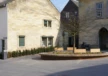Valkenburg Historisch Centrum cortenstalen plantenbak met zittingen 1