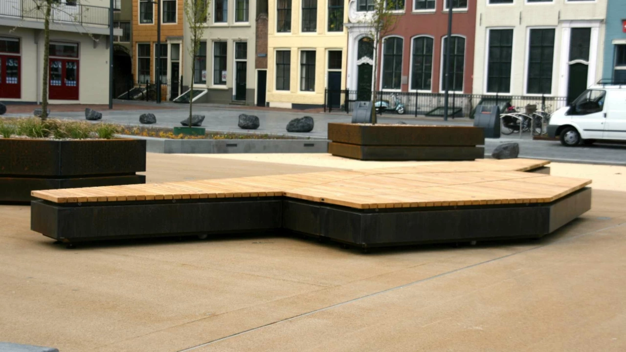 Vlissingen Bellamy Park maatwerk plantenbakken en podiums 9