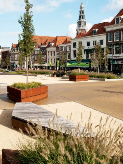 Vlissingen Bellamy Park maatwerk plantenbakken en podiums 1