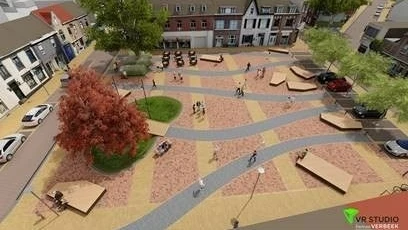 Visualisatie Waubach Oude Markt