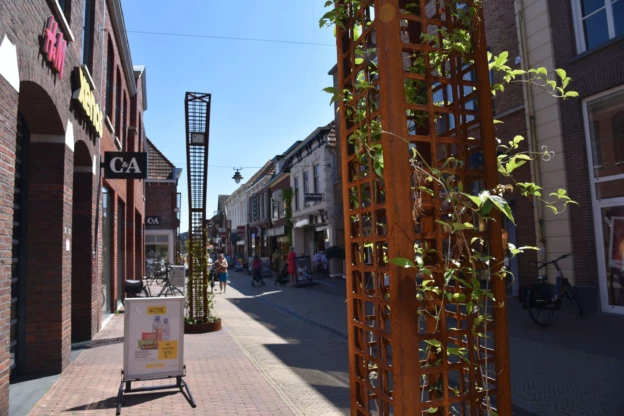 Rankgerüst Cortenstahl Winterswijk Zentrum 2