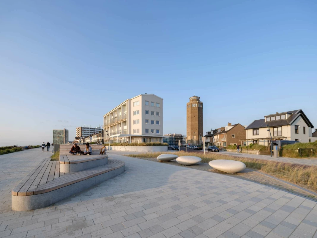 Zandvoort Paulus Lootboulevard maatwerk Zitelement natuursteen